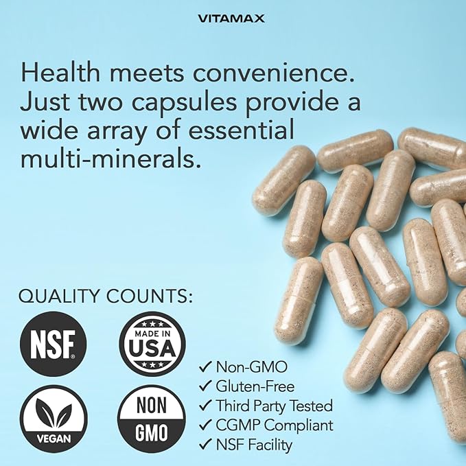 Pure Himalayan Shilajit Supplement, Sea Moss, Ashwagandha, Bladderwrack, Gingko Biloba, Organic Capsules & Trace Mineral for - Non-GMO - Vegan - Men and Women – Made in USA