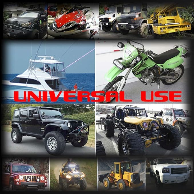2 Pods LED Rock Lights, Ampper Waterproof LED Neon Underglow Light for Car Truck ATV UTV SUV Offroad Boat Underbody Glow Trail Rig Lamp (Yellow)