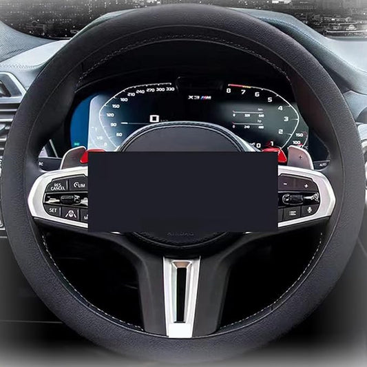 Cooling Steering Wheel Cover, Car Steering Wheel Cover, Anti-Slip Car Steering Wheel Protective Cover, Fit 12.6-16 Inch, for Car SUV Truck Van, for Women & Men (Black)
