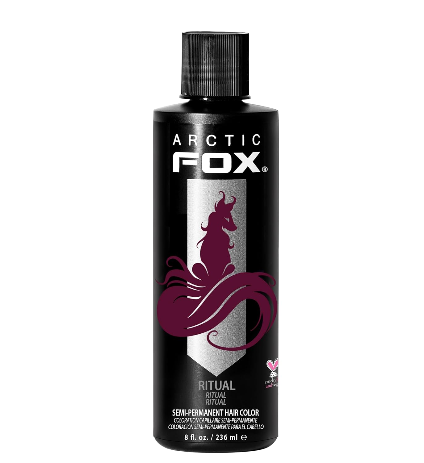 ARCTIC FOX Vegan Semi-Permanent Hair Color Dye | STERLING | 4 Fl Oz
