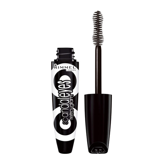 Rimmel London Scandaleyes Retro Glam Mascara, Volumizing, Plumps Lashes, No Clumps, 003, Grape Carded, 0.4Oz