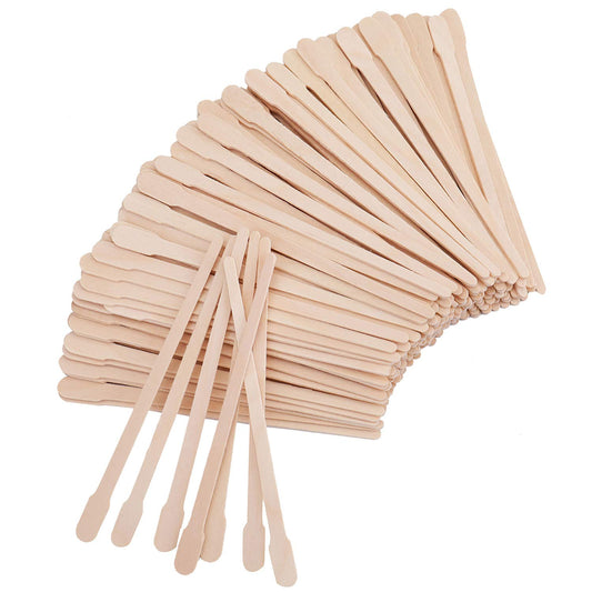 Hedume 2000 Pack Wax Spatulas Whaline Wood Waxing Applicator Sticks Small For Hair Removal Eyebrow Body