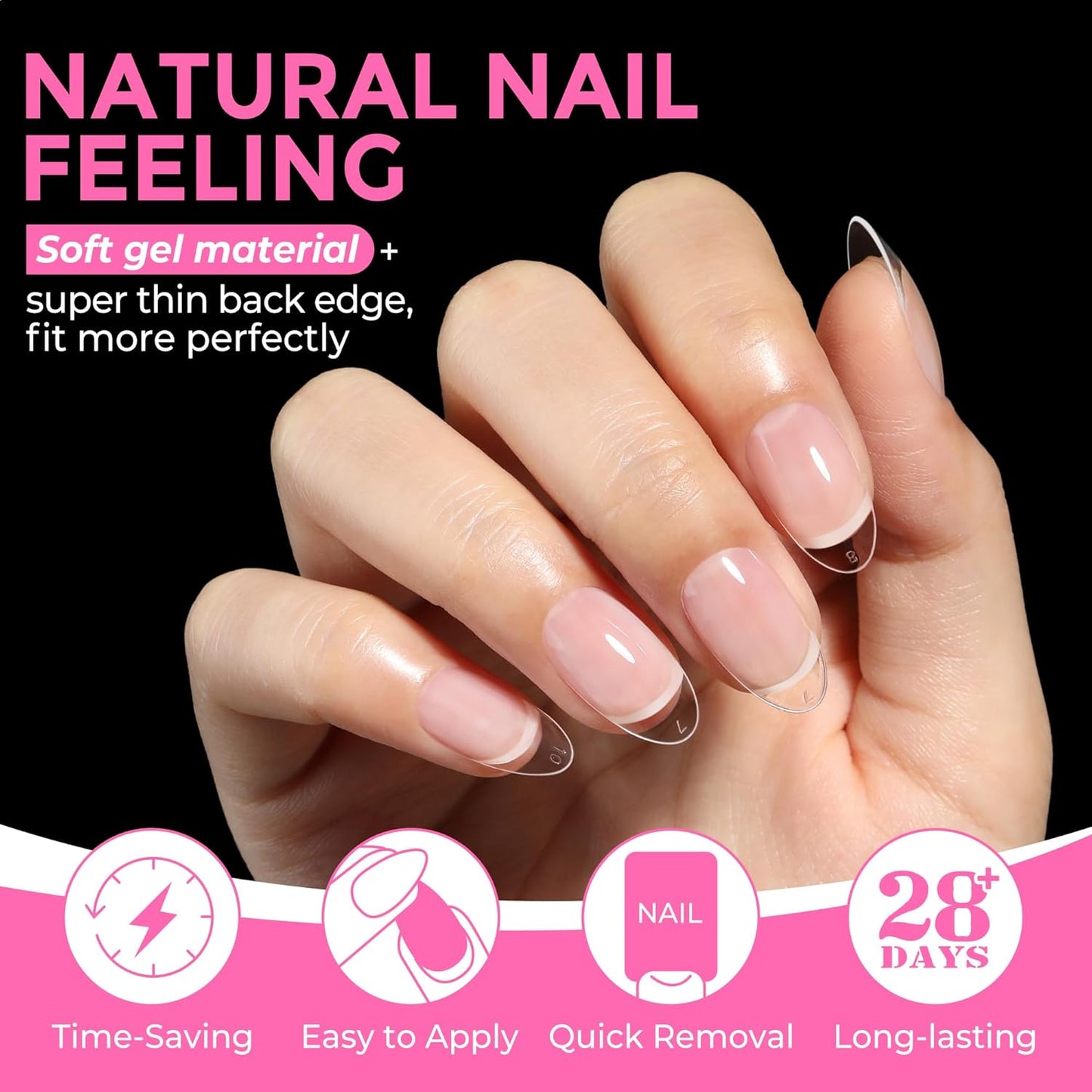 Extra Short Square Fake Nails | 216pcs Gel Tips | Full Cover Acrylic for DIY