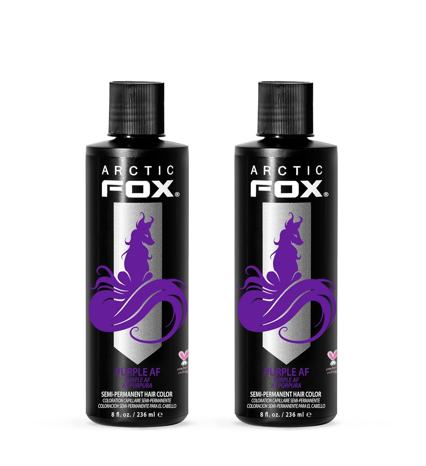 ARCTIC FOX Vegan Semi-Permanent Hair Color Dye | STERLING | 4 Fl Oz