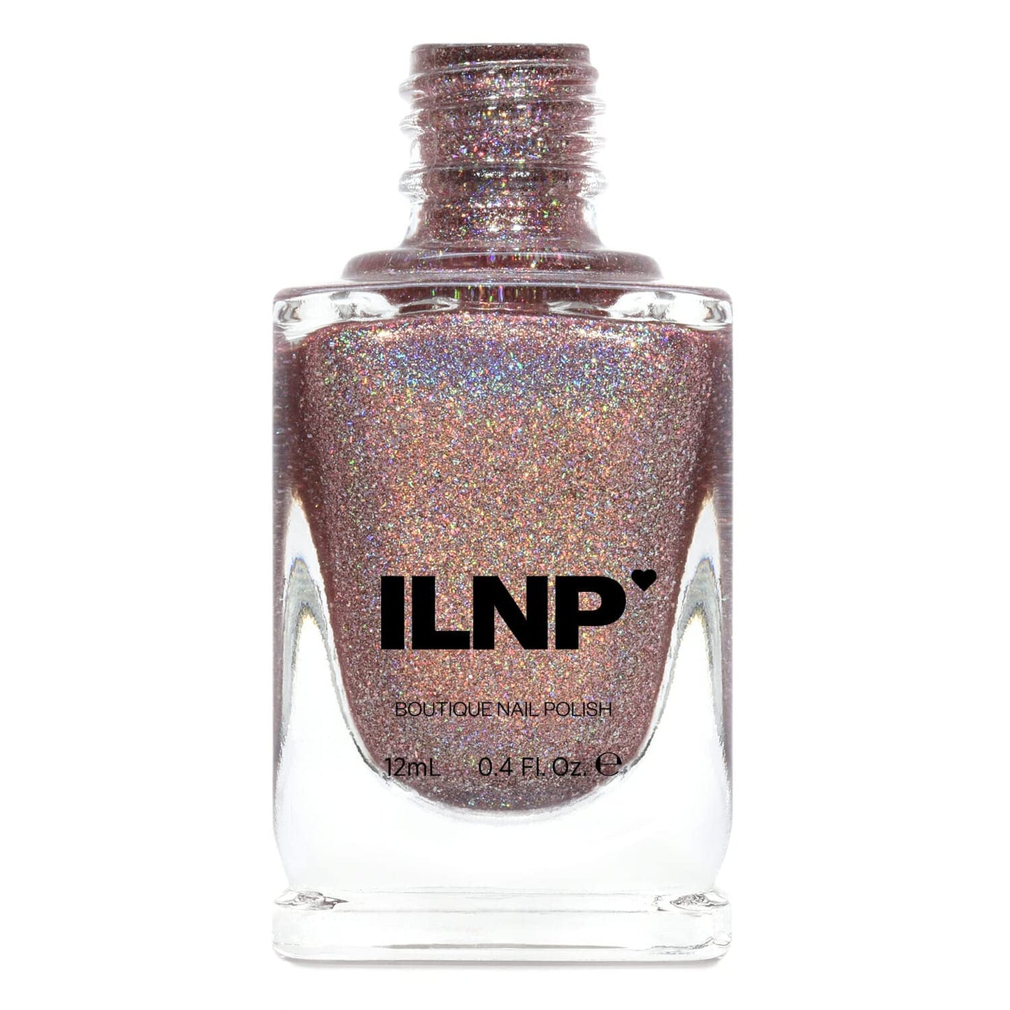 Ilnp Close Knit - Rosy Mauve Ultra Holographic Nail Polish