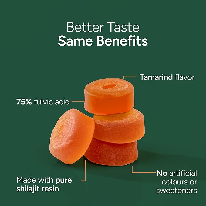 4000 mg Pure Himalayan Shilajit Gummies I No Added Sugar I KSM-66 Ashwagandha, Gokshura| 75%+ Fulvic Acid & 85+ Trace Minerals I Men,Women I Non-GMO I Lab Tested I 100% Natural I 60 Gummy