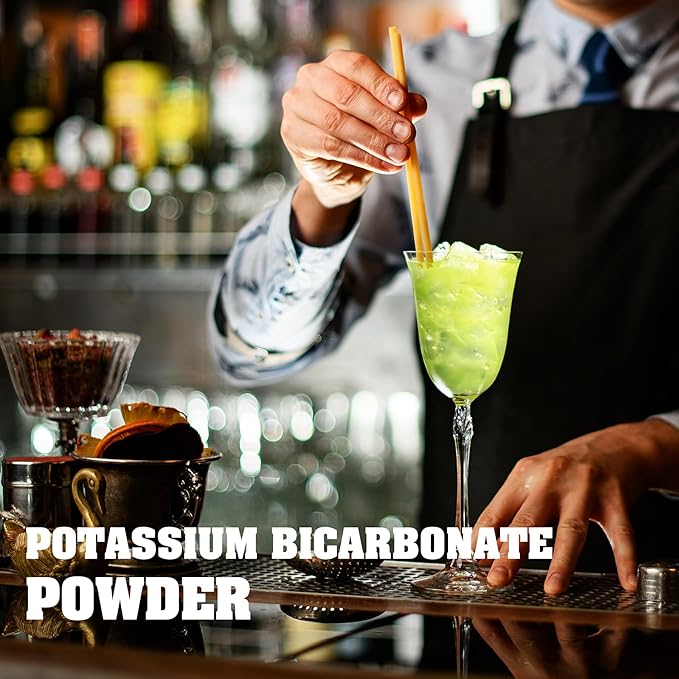 Potassium Bicarbonate 10oz - 100% Pure Potassium Bicarbonate Powder for Plants, Cakes, Wine Making, Leavening - Food Grade Potassium Bicarbonate Powder Leavening Agent for Baking, Cookies, Snacks