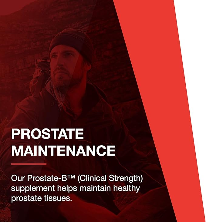 PROTOCOL FOR LIFE BALANCE Prostate-B Clinical Strength - Prostate Health Supplement for Men - with Beta Sitosterol, Lycopene & Saw Palmetto - Halal & Dairy Free - 90 Softgels