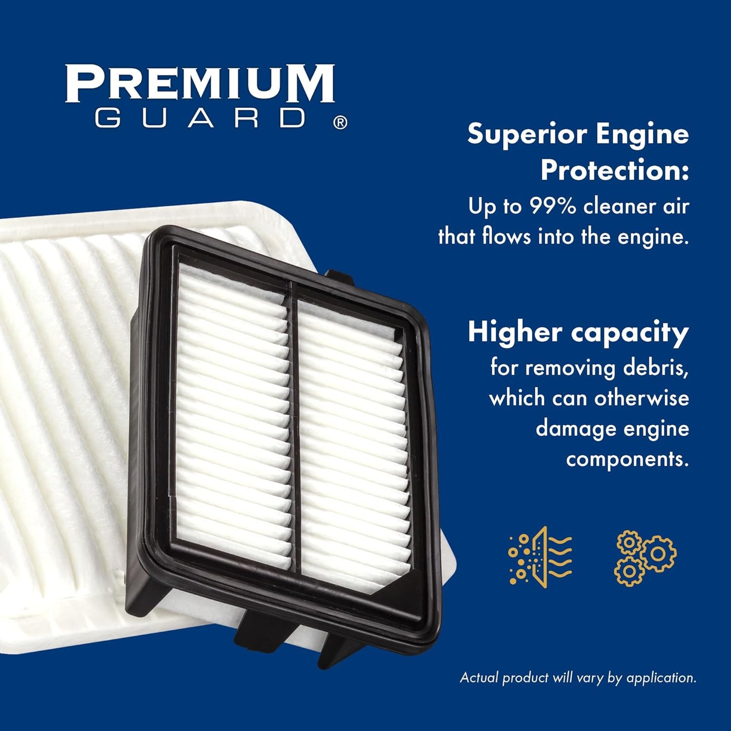 PG Engine Air Filter PA99209 | Fits 2017-2025 Chrysler Pacifica, 2020-2025 Voyager, 2021-2025 Grand Caravan