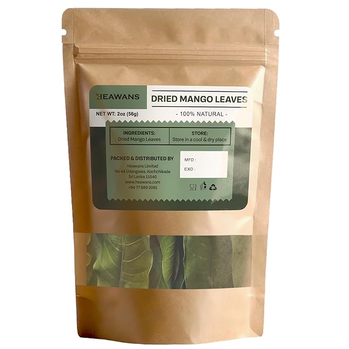 Dried mango leaves 2oz
