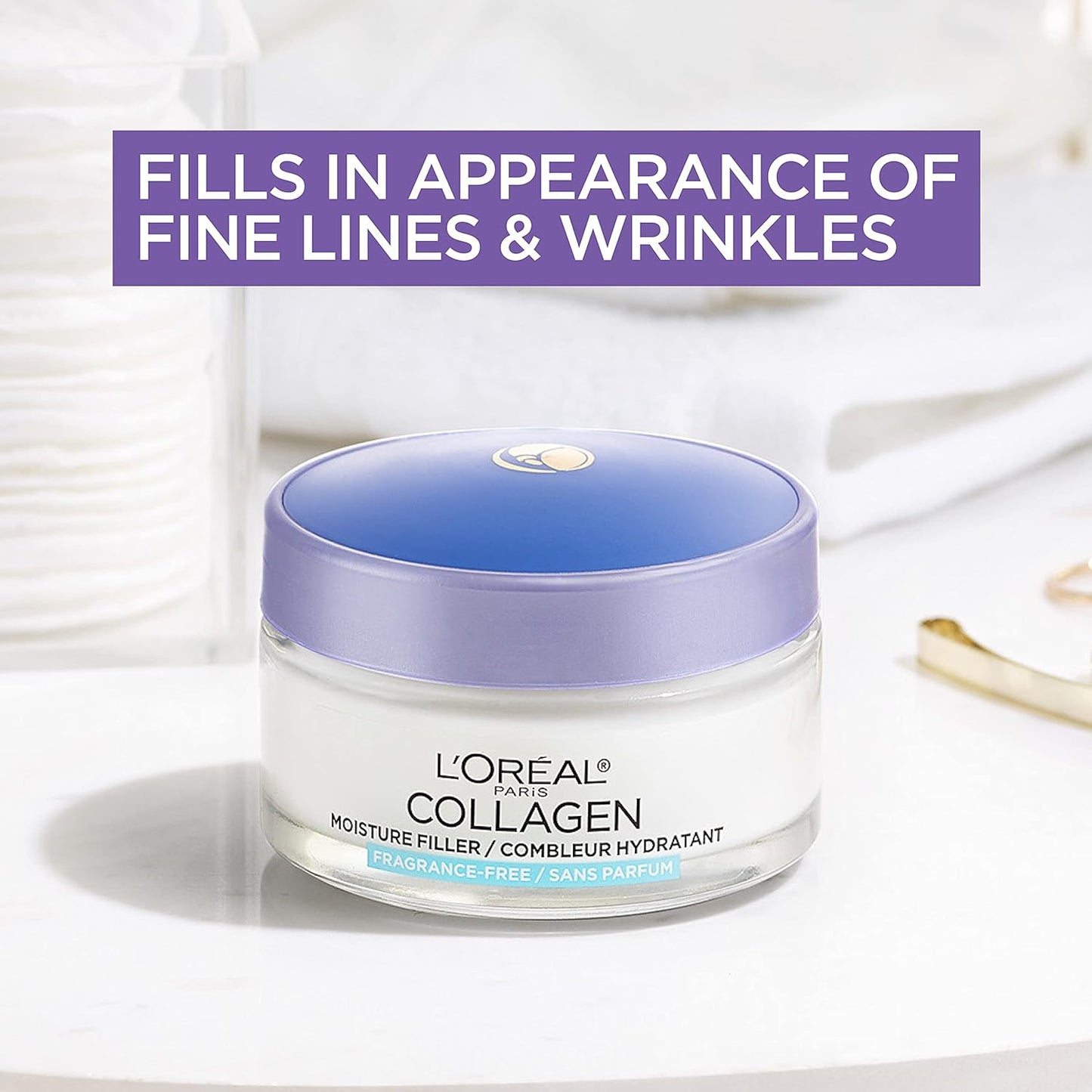 L'Oreal Paris Collagen Moisture Filler Face Cream | Anti-Aging | 48HR Hydration