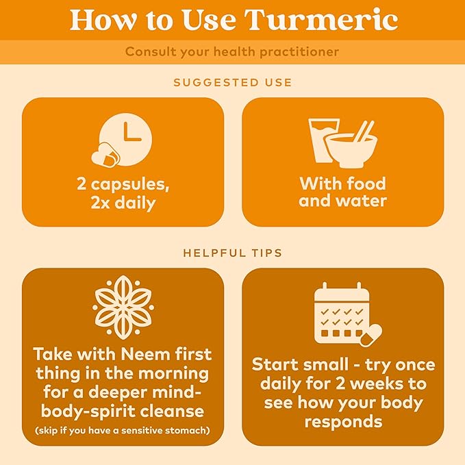 ORGANIC INDIA Turmeric Curcumin with Black Pepper - Organic Turmeric & Curcumin Supplement, Joint & Immune System Support, Whole Root - 60 Capsules