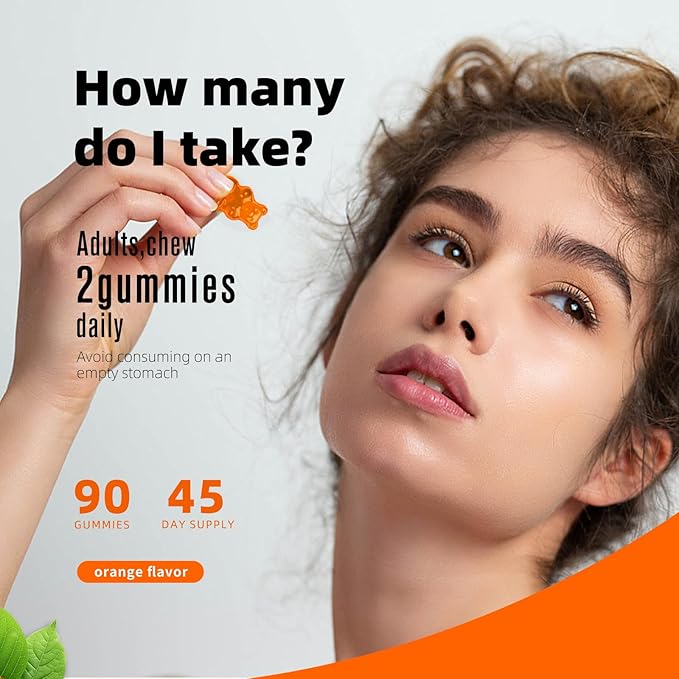 Magnesium Citrate Gummies 420mg per Serving - Promotes Healthy Relaxation, Muscle, Bone, & Energy Support (90 Orange Gummies).