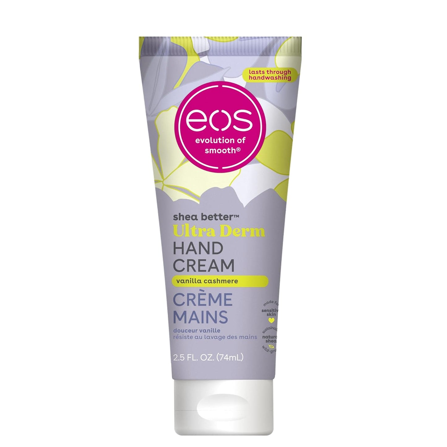EOS Hand Cream – Pink Citrus | Natural Shea Butter Lotion for 24-Hour Hydration