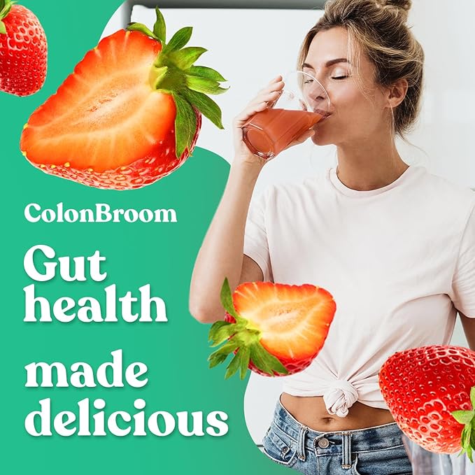 ColonBroom Psyllium Husk Powder Sugar Craving Suppressant - Chromium Picolinate 200mcg, 2 Items - Colon Cleanser Fiber Supplement (50 Servings) + Sugar Craving Suppressant (60 Servings)