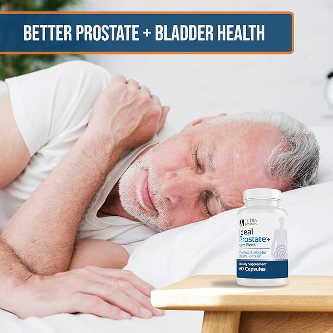 Advanced Men's Prostate Support by Ideal Prostate Plus Ultra with Reishi Mushroom, Saw Palmetto, Lycopene and More for Natural Relief