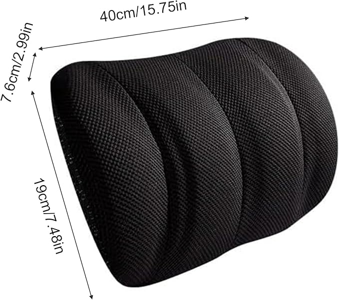 1 Piece Automotive Seat Lumbar Support Pillow for Mazda CX-70, CX 70 PHEV 2025, Driving Lower Back Cushion Ergonomic Orthopedic Posture Rest