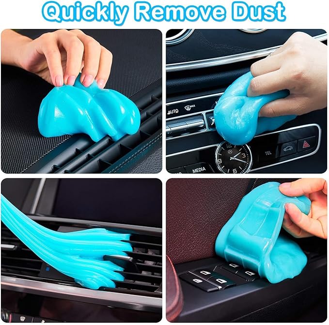 Car Cleaning Gel for Mazda RX-7 Spirit R 2002, 200g × 2 Pack Car Interior Cleaner Slime, Auto Detailing Tools, Auto Dust Car Crevice Cleaner