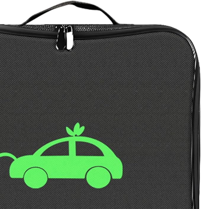 Waterproof EV Storage Bag, Cable Cover, Wear-resistant, Lightweight, EV Organizer for Electric Vehicle, Square Shape