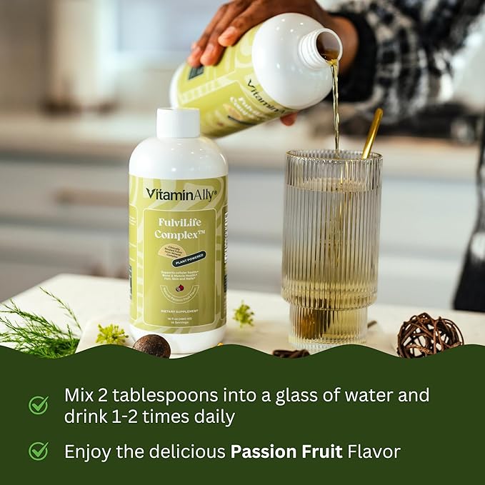 FulviLife Mineral Complex | Clinically Studied Fulvic Ionic Mineral Complex | Supports Cellular Health, Bone and Muscle Health, Hair, Skin and Nails | Plant Powered |16 Servings