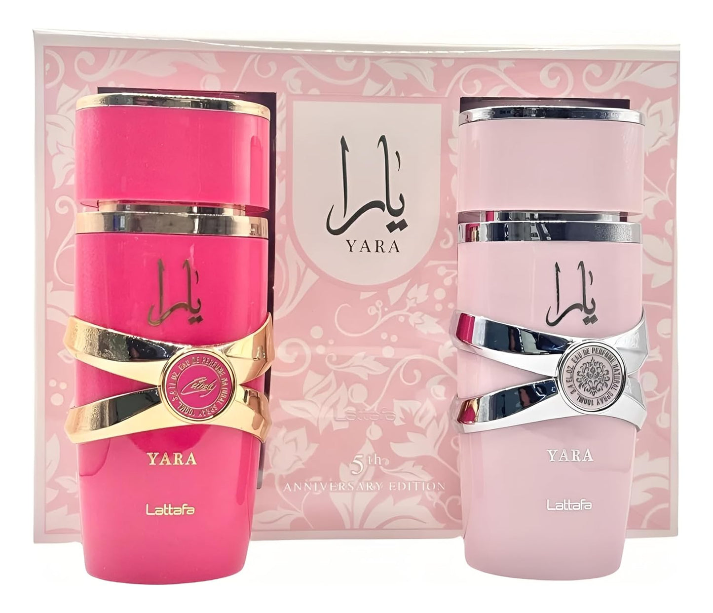 Yara Tous Eau de Parfum Spray for Women | 3.4 Oz | Pack of 4 | Lattafa