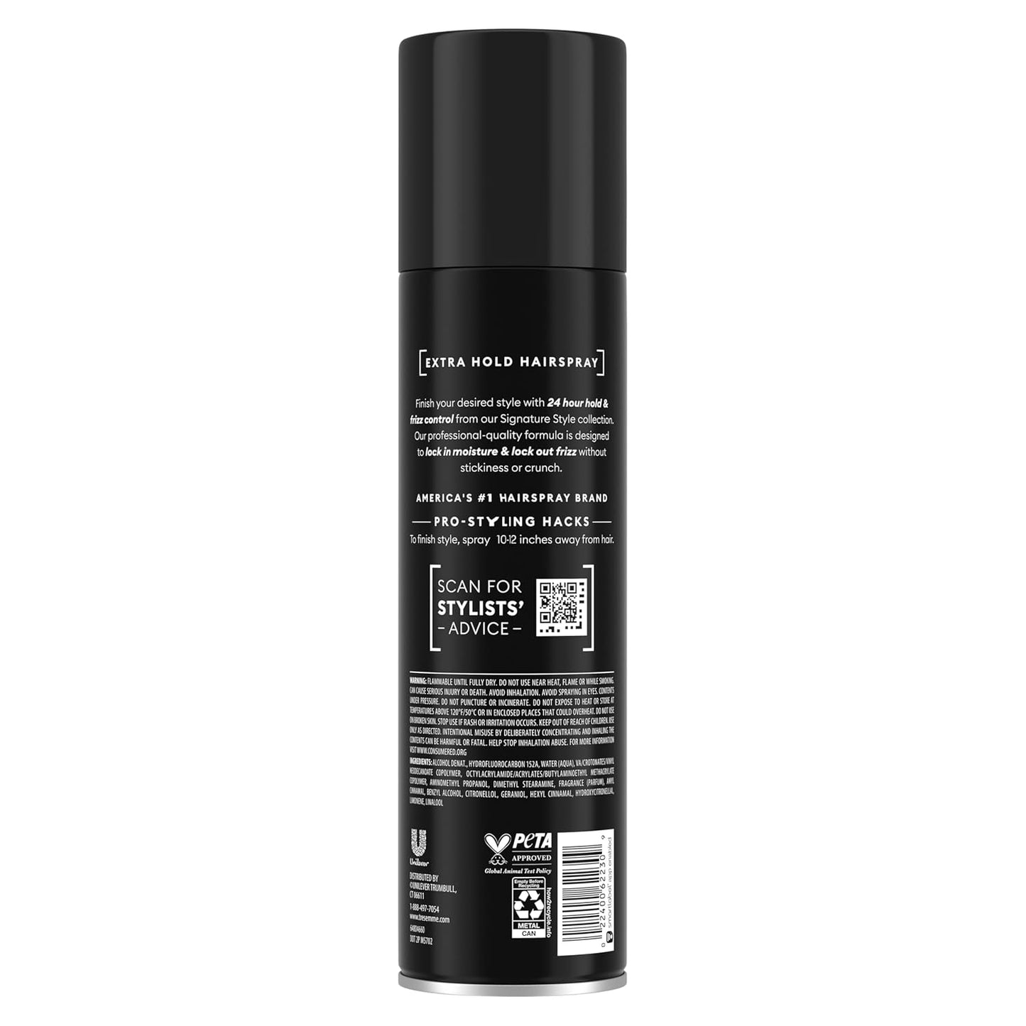 Extra Hold Hairspray | 24-Hour Frizz Control | Pro Lock Technology | 4.2 oz