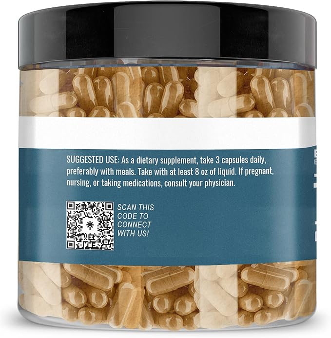 Earthborn Elements Triphala 200 Capsules, Pure & Undiluted, No Additives (200 Capsules)