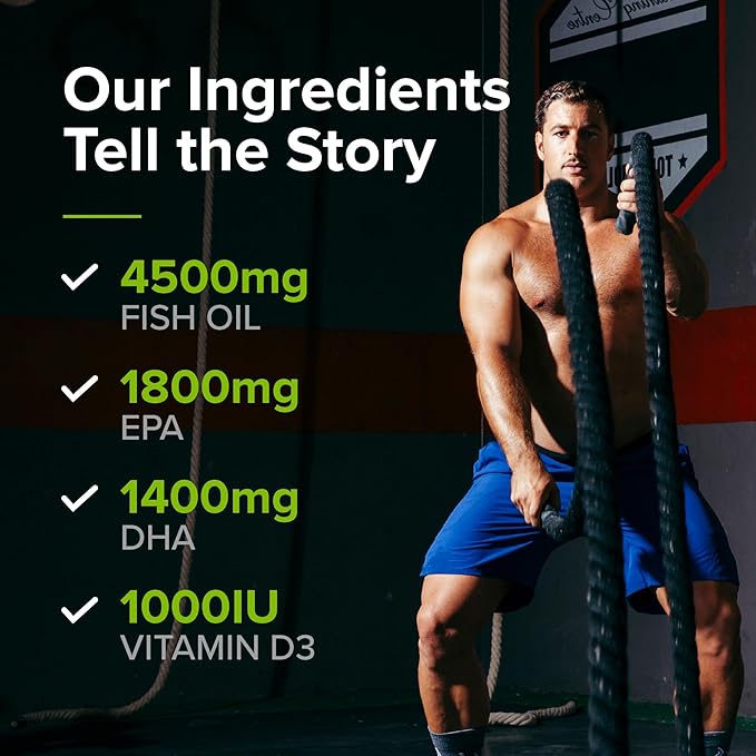 SFH Super Omega 3 Lemon Fish Oil Liquid + Vitamin D | Highly Concentrated 3400mg Omega 3s + 1000IU Vitamin D3 | Sustainably Sourced Alaskan Pollock | Spill-Proof Lids | 8oz