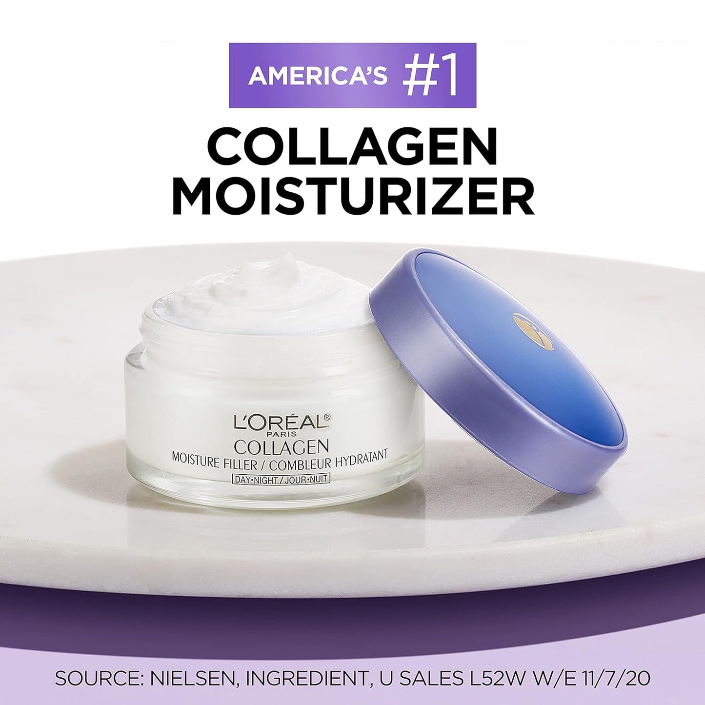 L'Oreal Paris Collagen Moisture Filler Face Cream | Anti-Aging | 48HR Hydration