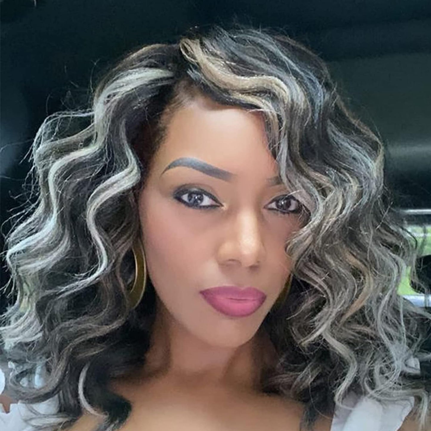 Ocean Wave Crochet Hair Pre Looped 9 Inch Curly Braiding Ocean Wave Hair 7 Packs Grey Deep Wave Short Wavy Ocean Wave Crochet Br