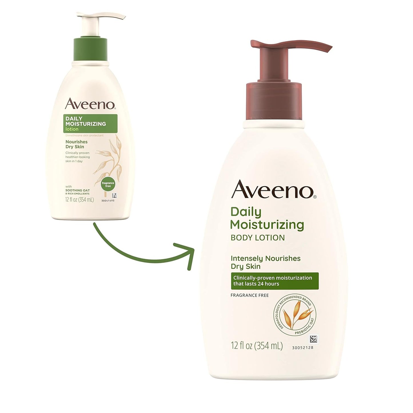 Aveeno Daily Moisturizing Lotion | 2-Pack | 20 Fl Oz Pump | Hydrating