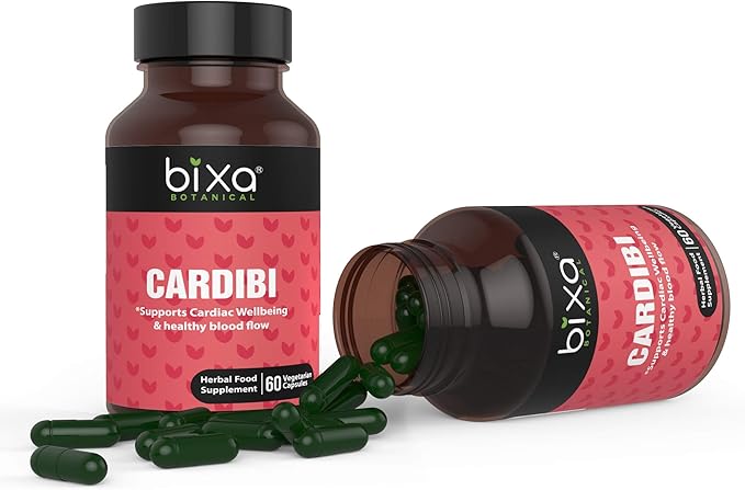 Ayurvedic Natural Herbal Supplement CARDIBI Capsules Pure Authentic Premium Quality 60 Veg Capsules (450mg) (with Arjuna,Guggul, Punarnava, Trikatu Powder and Garlic Extract)