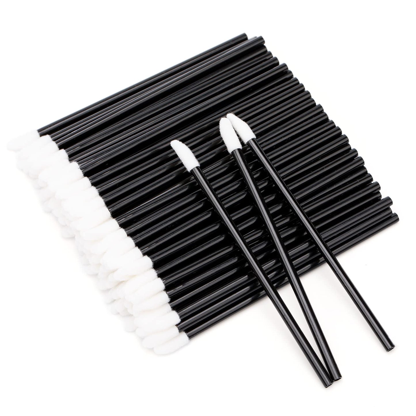 G2Plus 100Pcs Lip Gloss Applicators, Disposable Lip Brushes Lip Gloss Applicators Lipstick Gloss Wands Applicator Perfect Makeup