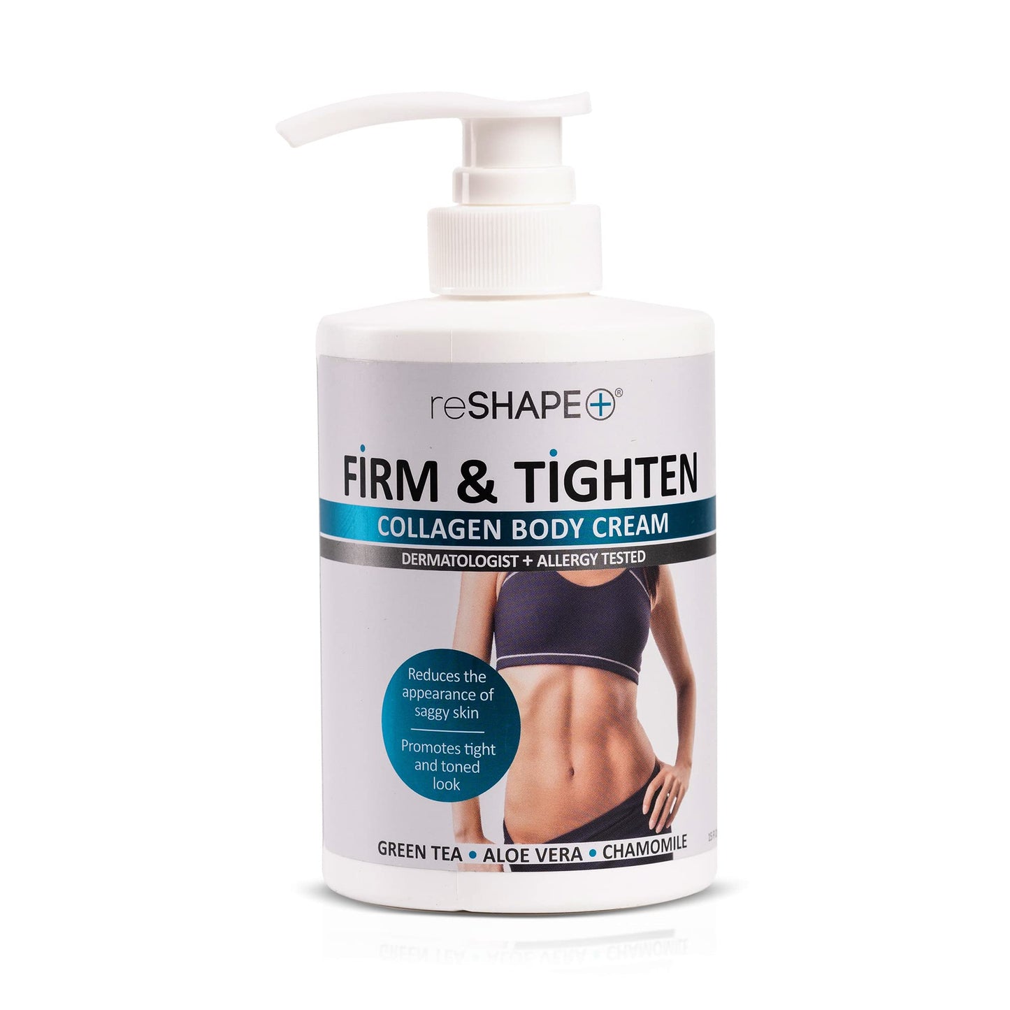 Reshape+ Collagen Body & Face Cream Moisturizing Skin Care Lotion, Skin Tightening Cellulite Body Lotion Improves Elasticity, Pl