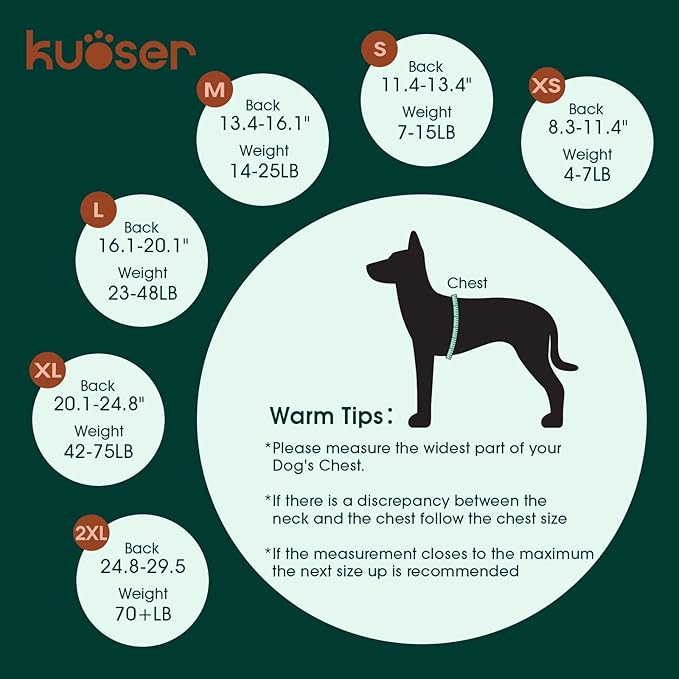 Kuoser Dog Surgery Suit Female Spay, Dog Recovery Suit Male Neuter, Puppy Clothes Onesie for Surgery Anti Licking Abdominal Wounds Pet Surgical Recovery Bodysuit Shirt, Substitute E-Collar & Cone