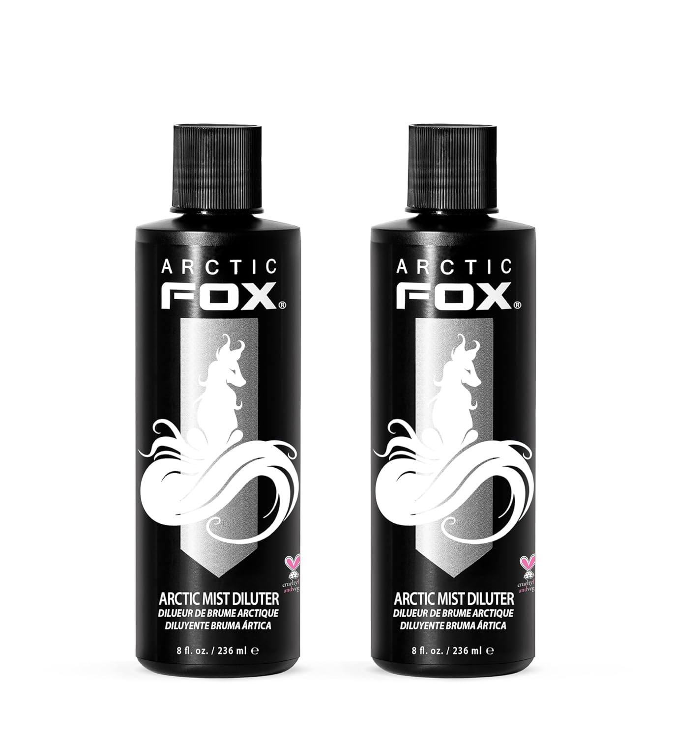 ARCTIC FOX Vegan Semi-Permanent Hair Color Dye | Arctic Mist Diluter 8 Fl Oz