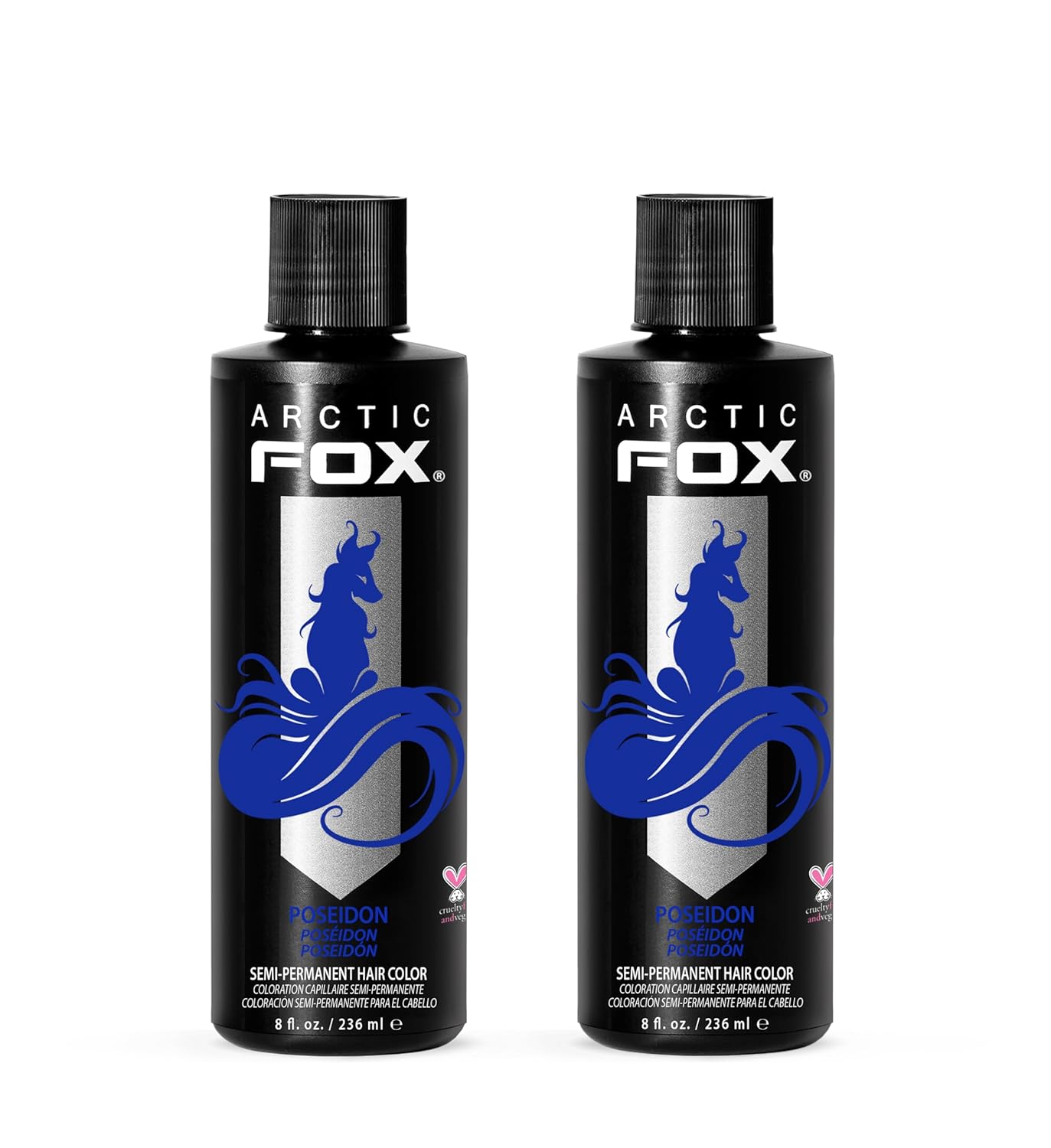 ARCTIC FOX Vegan Semi-Permanent Hair Color Dye | STERLING | 4 Fl Oz