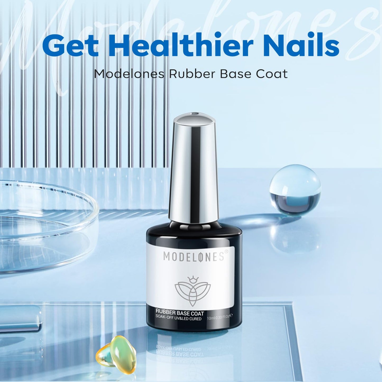 Modelones 4 Pcs Nail Dehydrator & Primer Set | Acid-Free, Hema-Free, 15 ml