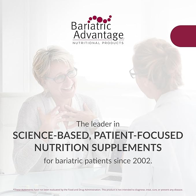 Bariatric Advantage Chewable Advanced Multi EA Without Iron, High Potency Daily Multivitamin for Bariatric Surgery Patients Including Gastric Bypass, Sleeve Gastrectomy, DS - Mixed Fruit, 60 Count