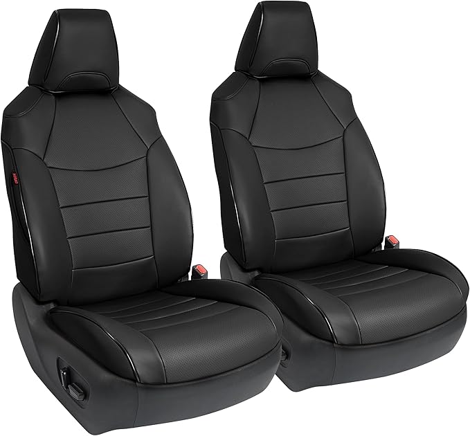 Custom Fit RAV4 Hybrid Seat Cover for Toyota RAV4 2019 2020 2021 2022 2023 2024 2025 Hybrid-LE/XLE/Limited/Woodland Edition/XLE Premium,Faux Leather,2-Row Full Set,(Black)