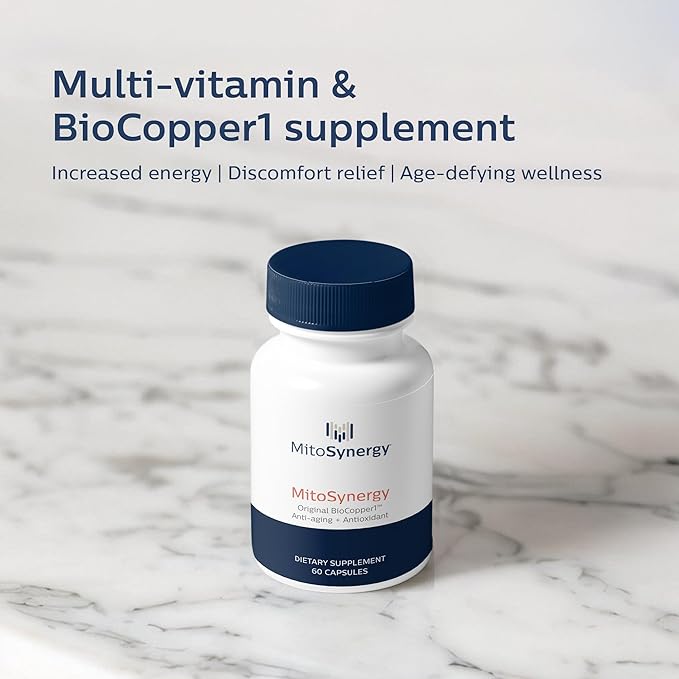 Original BioCopper1 (Cunermuspir) - BioAvailable Copper MultiVitamin with CoQ10 and d-ribose to Boost NAD+ Supports Mitochondrial ATP Energy Brain and Joint Health