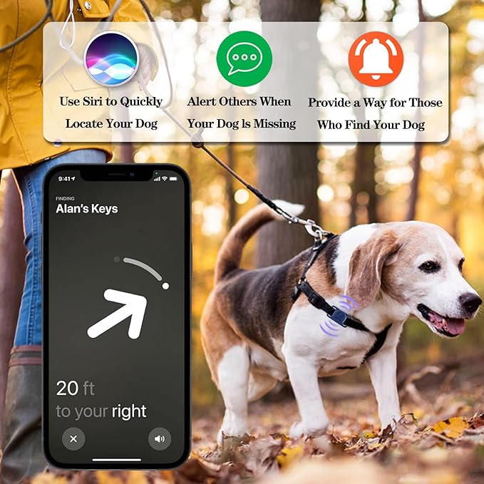 4 Pack Waterproof AirTag Dog Collar Holder Compatible with Apple AirTag, Silicone Hidden Loop Holder for Airtag Tracker, Anti-Lost Dog Collar Air Tag Accessories(Gray,Black,Blue,Dark Green)