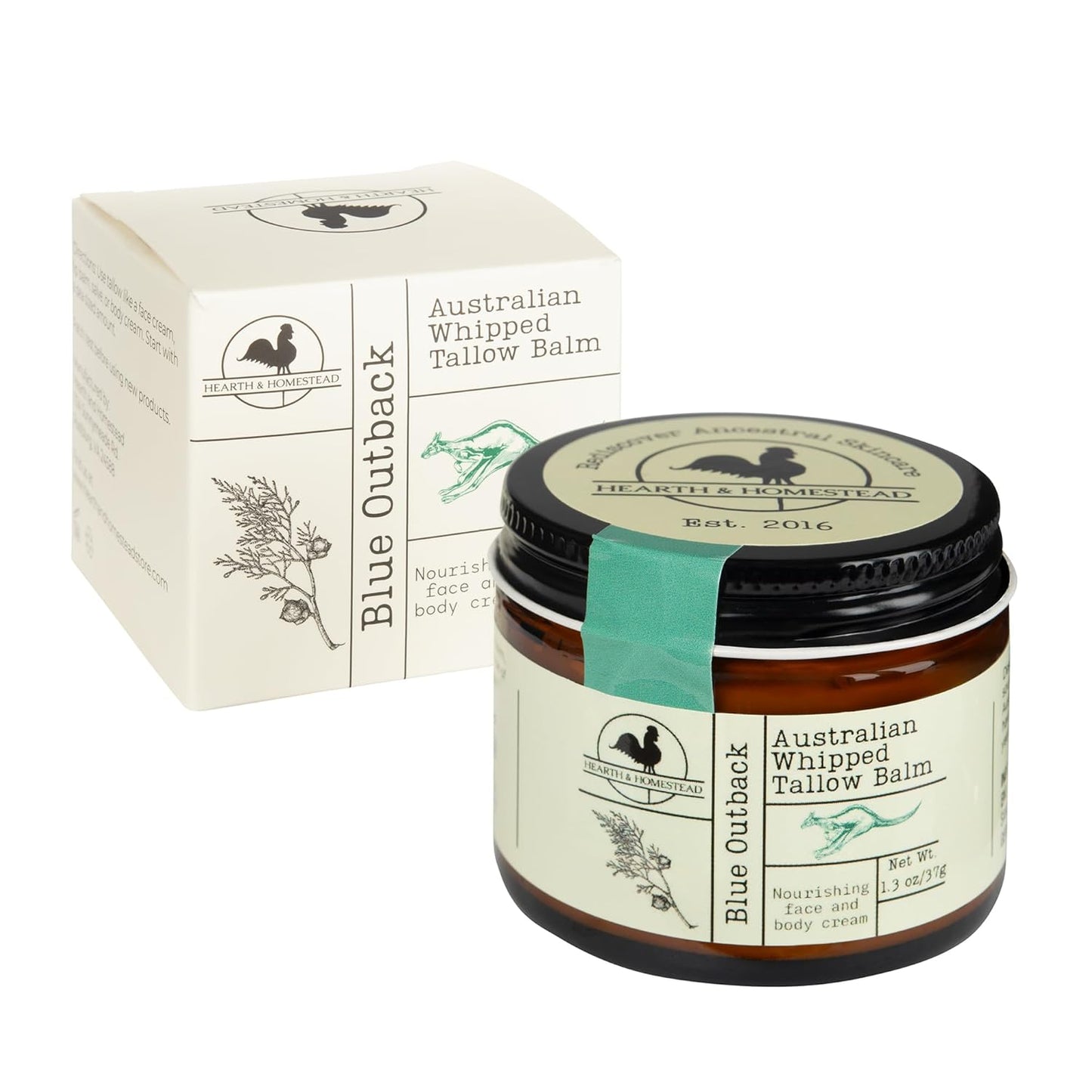 Handmade Coffee Vanilla Whipped Tallow Balm | Organic Body Butter - 1.3 Oz