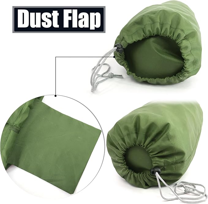 BeeGreen Stuff Sack for Backpacking Drawstring Storage Bag with Dust Flap