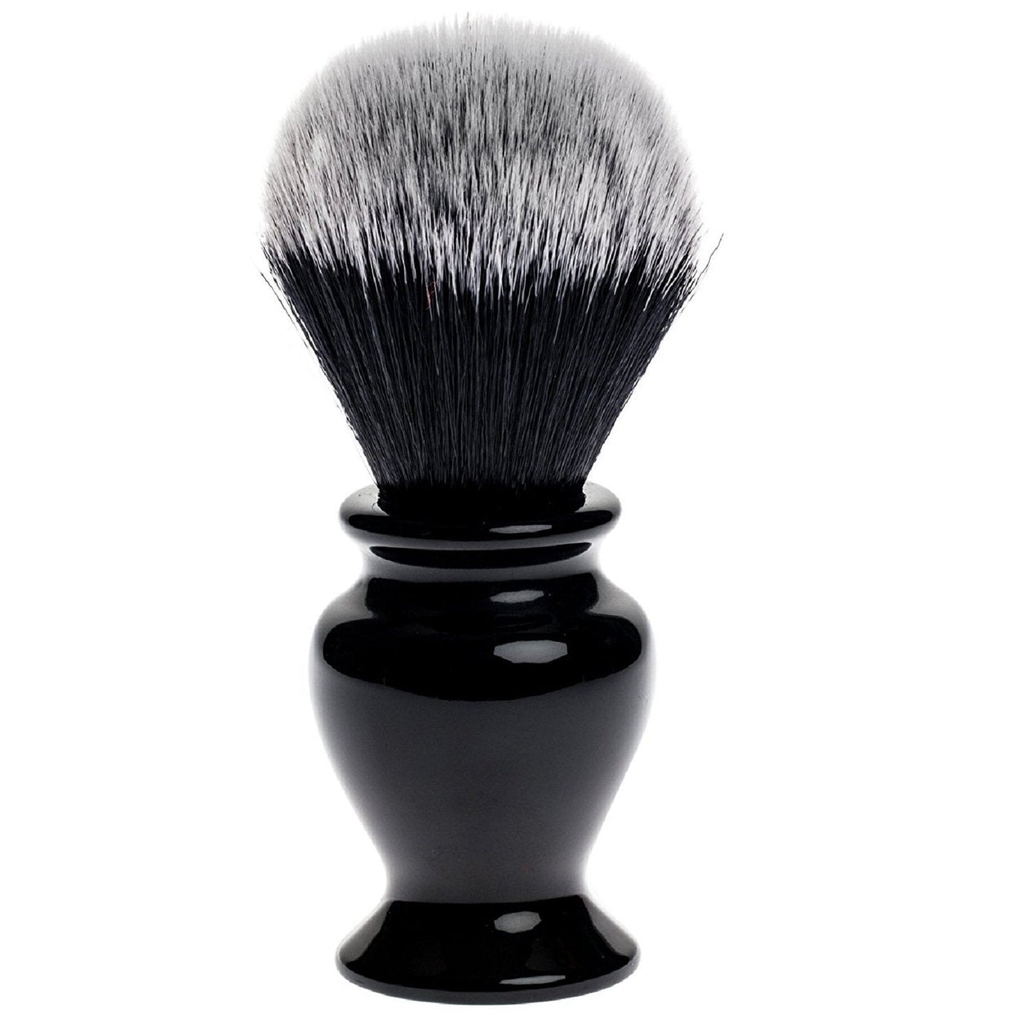Fendrihan Black And White Synthetic Shaving Brush With Resin Handle For Personal And Professional Shaving (Knot: 24 Mm)