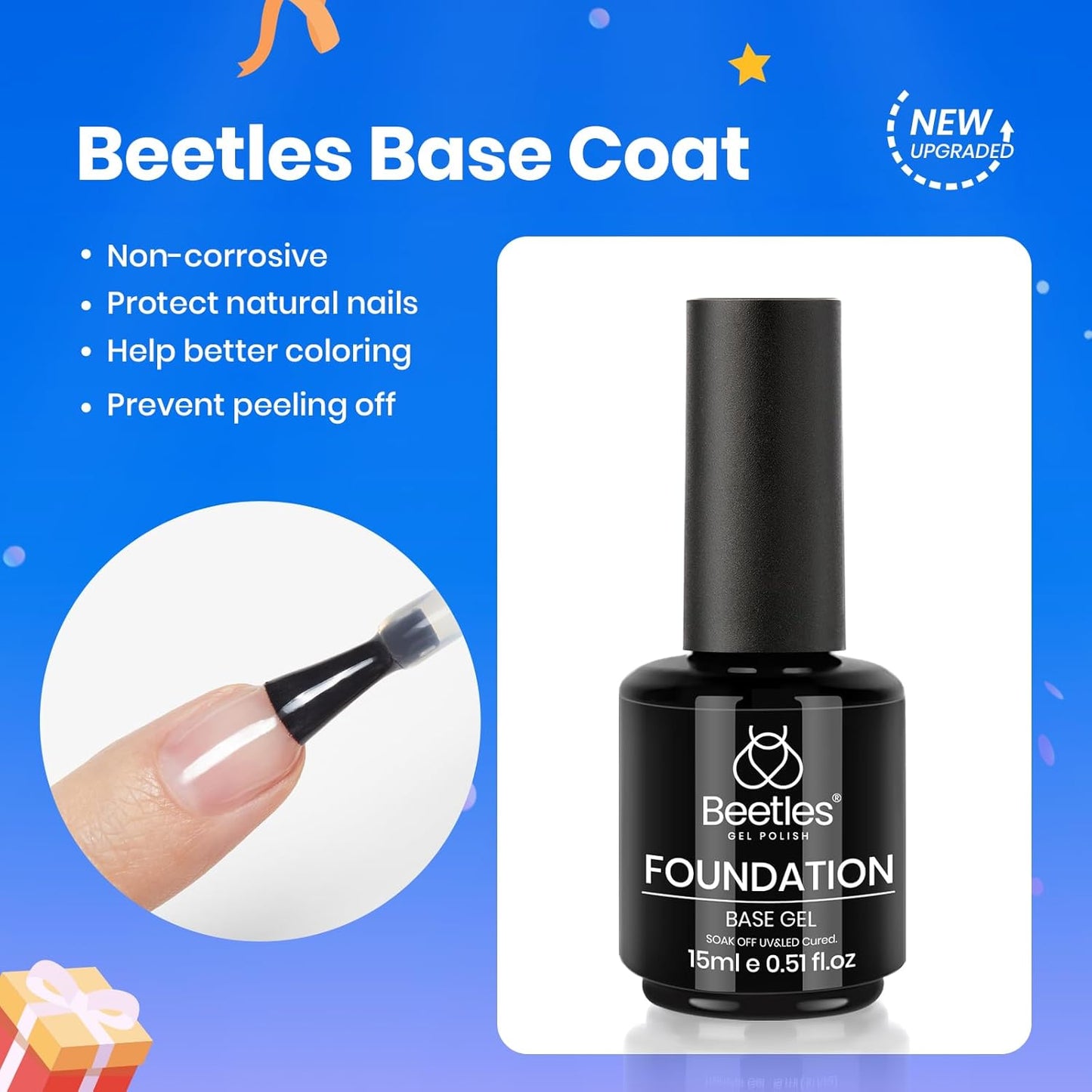 Beetles 15ml Nail Dehydrator & Primer | Acid-Free, Hema-Free, Fast Dry