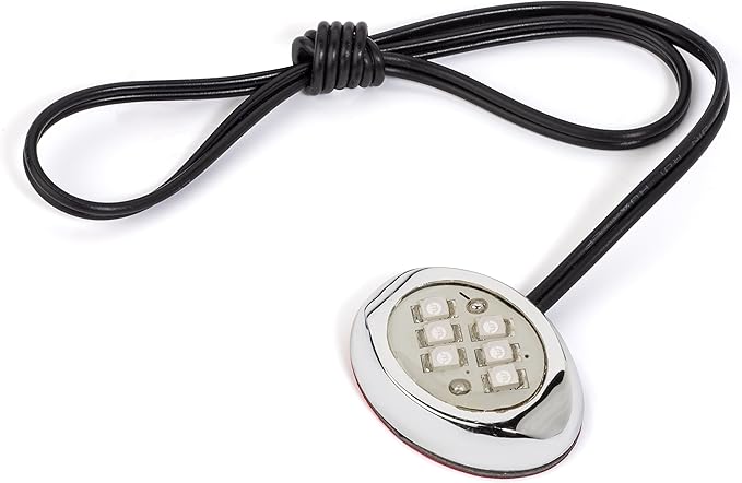 Oznium LED Modules (Round Chrome, Red LED)