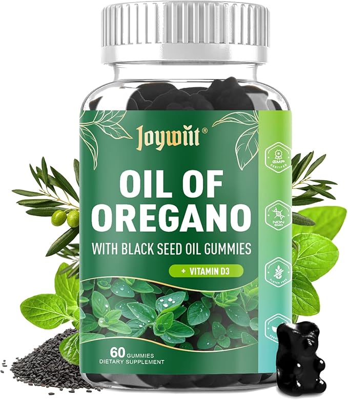 Oregano Oil Gummies + Bee Pollen 1000mg Sugar Free Gummies