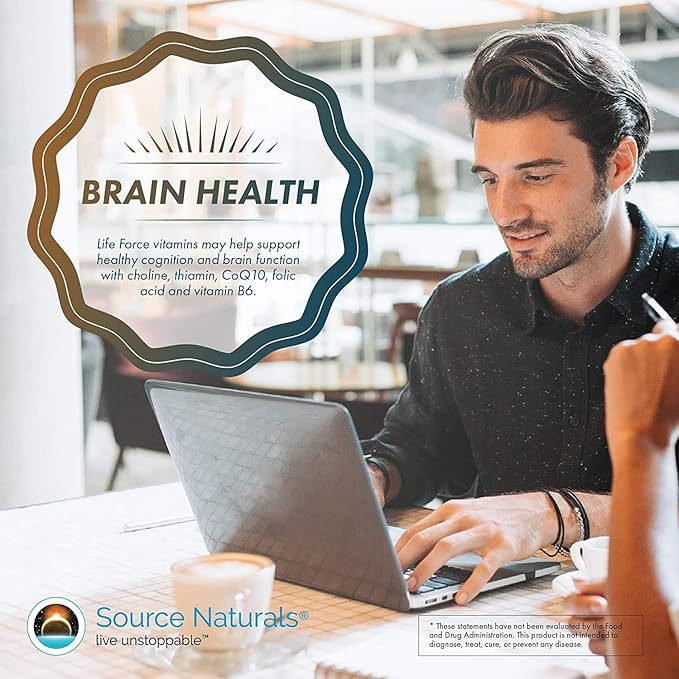 Source Naturals Vegan True Vegan Force Multiple, Advanced Energy Formula for Vegans* - 180 Tablets