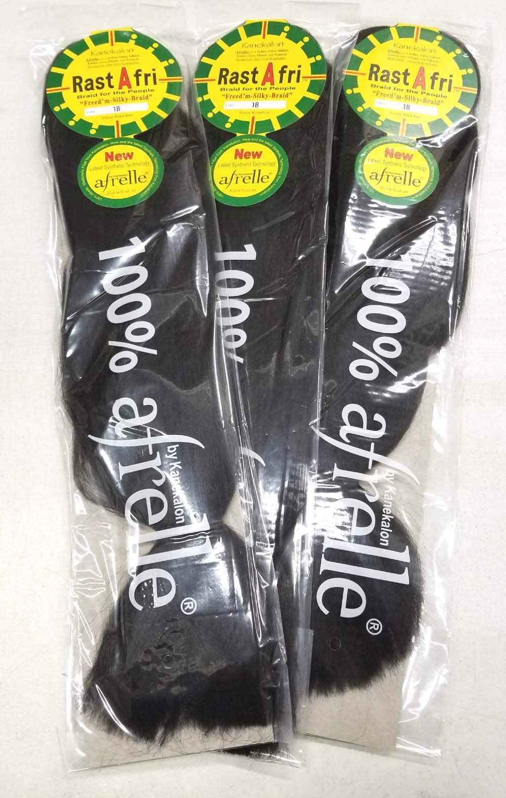 Rasta Fri Braids ( Pack Of 3 ) Off Black / 1B